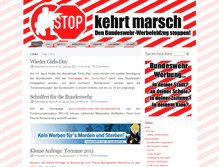 Tablet Screenshot of kehrt-marsch.de